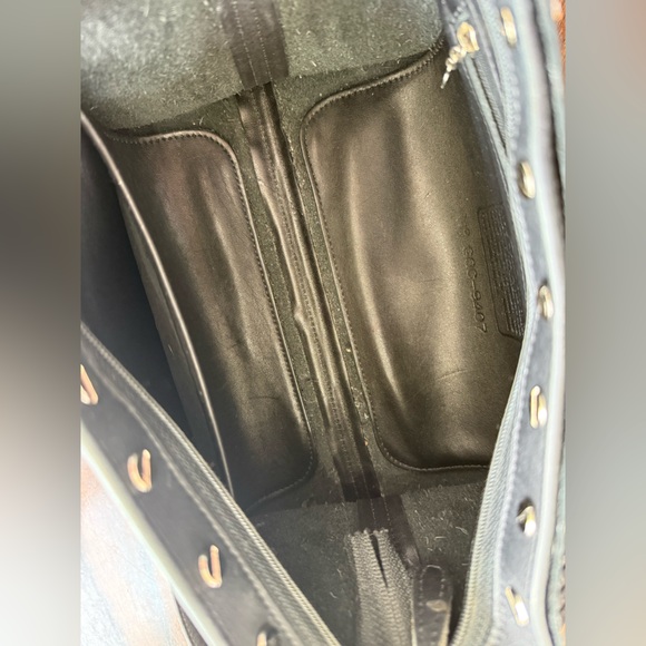 Coach 9407 Upcrafted Fringe Black Leather Legacy Slim Zip - Picture 12 of 16